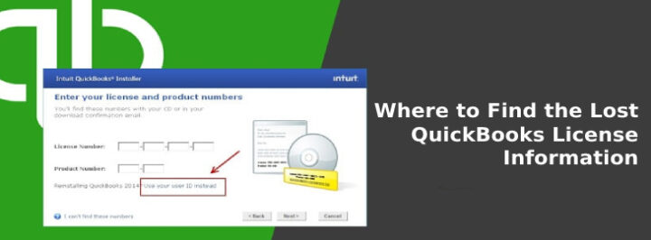 Recover Lost Quickbooks License Information